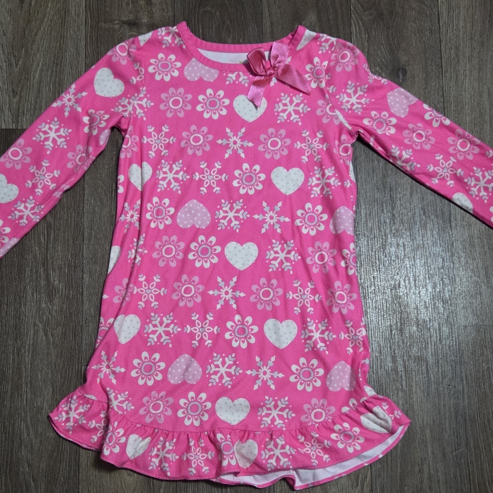 Pink Nightgown Long Sleeve
